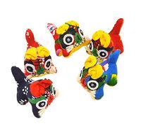 sodeber Auspicious Chinese Cloth Tiger Kids Toys for Home Garden Bring You Luck and Happiness Beautiful Tiger Dolls for Kids Girls