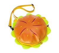 sodeber Bag Oxford Cloth Messenger Creative Shoulder Cartoon Hamburger Crossbody Shopping for Holiday Women Cartoon Hamburger Shoulder Crossbody Oxford Cloth Messenger