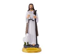 sodeber Beautifully Crafted Sculpture Good Shepherd Figure Distinctive Decorations Unique Decorative Items Fine Craftsmanship