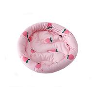 sodeber Bed Round Cooling Mat Pad Soft & Comfortable for Hamster Hedgehog Mice Gerbil Squirrel Hamster Cushion Bed