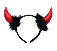 sodeber Black Horn Headband Animal Cool Devil Cartoon Role Play Hairband For Stage Kids Costume Hair Accessories