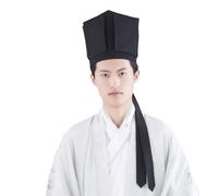 sodeber Breathable Satined Han Costume Oriental Hat Great For Theme Event Culturual Festival And Stage Performances