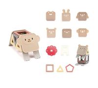sodeber Cartoon Building Block 28 / 42pcs Space Imagination Exercise Teaser for Kindergarten Development Learning Gift Stacking Blocks for Learning