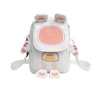 sodeber Cartoon Canvas Shoulder Bag Crossbody Bags For Women Small Multi-function Purse With Adjustable Strap