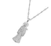 sodeber Charm Necklace Stainless Steel Adjustable Chain Necklace for Alternative Fashion Lovers Dark Aesthetic Jewelry Collarbone Chain