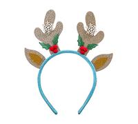 sodeber Christmas Decorations Glasses Frame Adult Kids Gift Antlers Headband New Year Gifts Headpieces Merry Ornament Reindeer Headbands for Women