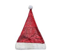 sodeber Christmas Sequined Santa Hat Festival Props Caps Holiday Celebrating Party Accessories