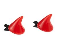 sodeber Colorful Horn Hair Clip Party Props Devil Barrette For Halloween Creative Evil Queen Cosplay
