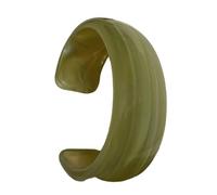 sodeber Contemporary Wide Acrylic Bangle with Geometric Design, Comfortable Opening for Women Fashion Enthusiasts, Party & Everyday Wide Acrylic Bangles Geometric Round Bracelets Comfortable