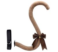 sodeber Cool Styles Cats Costume Accessories Plush Hairhoop Cats Tail for Theme Parties and Cosplay Event Masquerades Parties Cosplay Outfit
