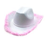 sodeber Cowboy Caps Western Cowgirl Hat For Women Girl Photo Props Tassels Bridal Hats Party Access
