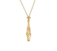 sodeber Crystal Quartzs Net Necklace Empty Stone Holder Adjustable Mesh Pocket Pendant Neckchain Crystal Cage Necklaces Beaded Necklace