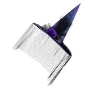 sodeber Dark Witch Hat, Wizard, Comfortable for Outdoor Activities and Parties Unique Dark Cosplay Photo Props Cosplay Witch