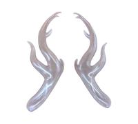 sodeber Deer Horns Resin Materials Costume Hairhoop Project Accessory Realistic For Cosplay And Party Wear 1Pair