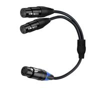 sodeber Duty 5Pin XLR to Two 3Pin Adapter for Live Sound Reinforced Design Professional Link Cable