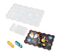 sodeber Easy Use Silicone Clock Dials for Resin Art Crafting, Great Home Decoration Present Clock