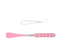 sodeber Expandable Metal Shoe Dressing Aid Adjustable Height 28-70cm Long Horn Lift Helper Ergonomic Handle Home Use Foldable Horn