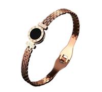 sodeber Fashionable Roman Numeral Letter Love Bangle Jewelry Accessories Stylish Daily Wear Wristband For Women And Girls Engraved Love Bangle