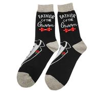sodeber Father Of The Bride And Grooms Mens Funny Cotton Socks From Wedding For Dad