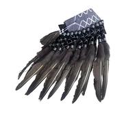 sodeber Feathered Headpiece for Women Cosplay Hair Accesories Cultural Event Headdress Suitable for Various Festival Occasion Ethnic Fashion Accessory
