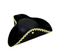 sodeber Festival Pirate Hat Corner Hats Glowing Nightclub Adjustable For Themed Event Role Playing