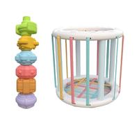 sodeber Fine Motor Skills Training Toy Shape Sorting Cubes for Babies Sensory Exploration Educational Play Sensory