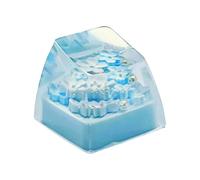 sodeber Flower Rosin Keycaps for Mechanical Keyboards Clear Permanent Plan with Comfortable Physical Feel Black Blossom Keycaps