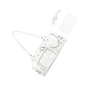 sodeber Functional Japanese Anime Cosplay Handbag Adjustable Strap Transparent Badge for Daily Use Women Clear Window Bag