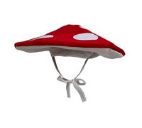 sodeber Funny Plush Mushroom Hat Unisex Headgear for Halloween Cosplay Event Fashion Cartoon Headwear Bucket