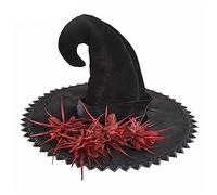sodeber Goths Witch Hats For Women Vintage Witches Hat Curly Halloween Cosplay Party Curved