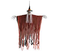 sodeber Halloween Decorations Ghastful Terrifying Skull Head Holiday Adornment Gift Glowing Haunting House Embellishments Adult Halloween Accessory