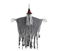 sodeber Halloween Decorations Ghastful Terrifying Skull Head Holiday Adornment Gift Glowing Haunting House Embellishments Adult Halloween Accessory