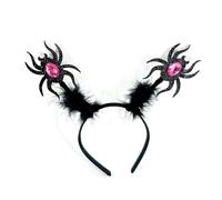 sodeber Halloween Headband For Kids Glittering Pumpkin Hairband Cosplay Costume Headpiece Adult Child Stage Props