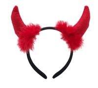 sodeber Halloween Horns Headband Devils Horn Devil Hairband Cosplay Costume Photo Props Kids Adults