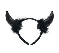 sodeber Halloween Horns Headband Devils Horn Devil Hairband Cosplay Costume Photo Props Kids Adults