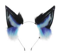 sodeber Handmade Wolf Ear Headband Animes Masquerades Costume Headwear Female Teens Cosplay Dress Up Hair