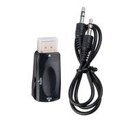 sodeber HDTV to VGA Adapter with Builts in IC Chip for Sharpness Picture Sound Transmission Plugs and Play Converter Gold Plate Connectors