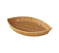 sodeber Imitation Rattans Snacks Holder Tray Fruit Serving Plate Multipurpose Shaped Vegetable Storage Basket Snacks Display Basket