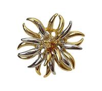 sodeber Inspired Open Band Rings Artistic Pyrotechnics Design in Gold Silver and Two Tone Accessory for Stylish Women Flipping Rings