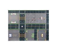 sodeber Interaction Kids City Traffics Play Rug Educational Foldable Travel Map for Toddler Learning and Imagination Development Road Map Playmat