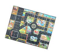 sodeber Interaction Kids City Traffics Play Rug Educational Foldable Travel Map for Toddler Learning and Imagination Development Road Map Playmat