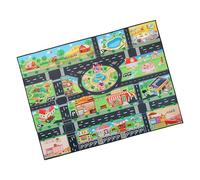 sodeber Interaction Kids City Traffics Play Rug Educational Foldable Travel Map for Toddler Learning and Imagination Development Road Map Playmat