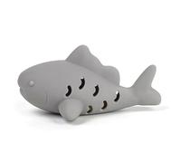 sodeber Interactive Chew Toy with Treat Dispenser Silicone Fish Shape Promotes Instincts Mental Teeth Health Interactive Cats Puzzle Toy