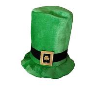 sodeber Irish Leprechaun Hat Green Top Patrick Day Shamrock Magician