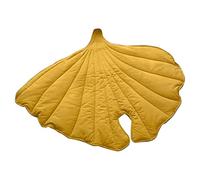 sodeber Large Blanket Soft Yellow/Green Leaves Shape Blankets Beds Sofa Cotton Cosy Blanket Infant Indoor Crawling Mat Baby Play Washable Activity Gym Mats for Floor Activity Gym Farm