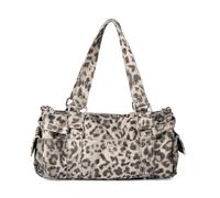 sodeber Leopards Pattern Shoulder Bag Nylon Underarm Bags Lightweight Handbag Crossbody Purse Suitable for Various Occasion Trendy Leopards Print Daily Bag