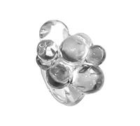 sodeber Lightweight Acrylic Rings with Beads, Comfortable | Unique Hand Accessory Suitable for Daily Wear, Offering a Fashion Look for Those Who Embraces Individuality
