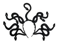 sodeber Medusas Snake Costume Headband Headpiece Halloween Cosplay Party Supplies Hair Band Props