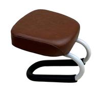sodeber Metal Kneeling Stool for Meditations Nonslip Cover Movement Prayer Benches Adjustable Meditations Chair