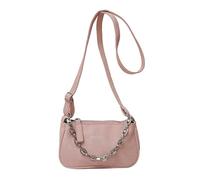 sodeber Modern Armpit Bag PU Leather Color Underarm Shoulder Handbag for Women Metal Chain Small Crossbody Purse Pu Leather Chain Shoulder